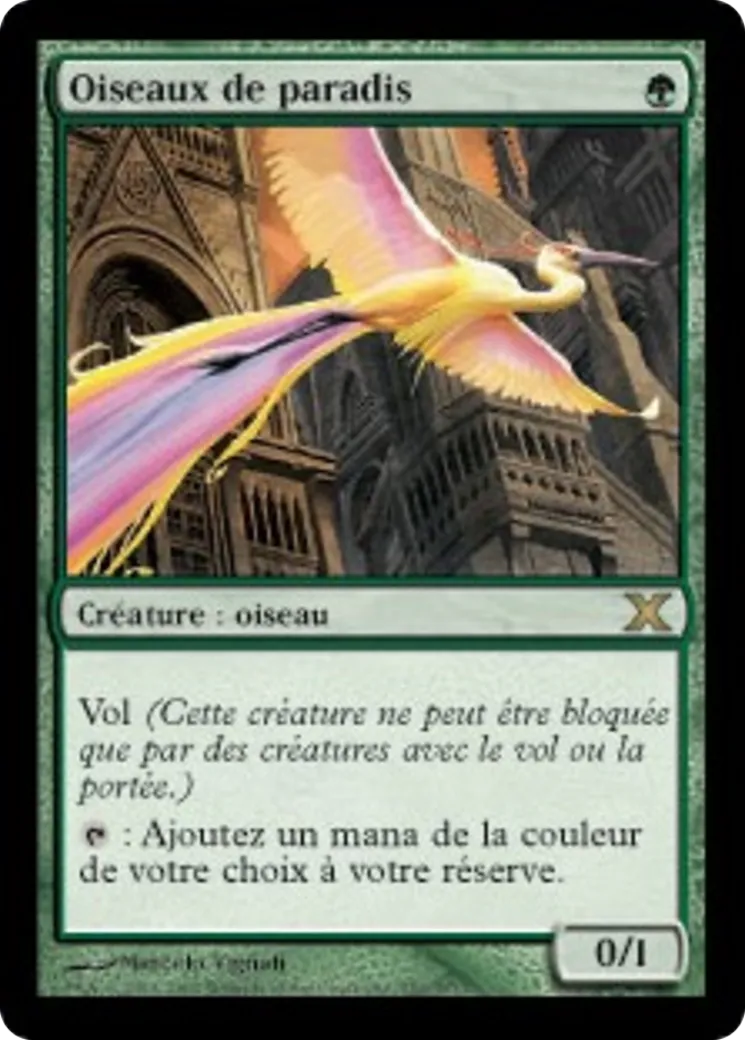 Oiseaux de paradis — Tenth Edition — Magic: The Gathering
