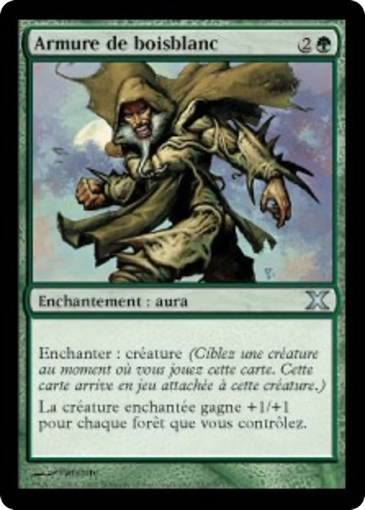 Armure de boisblanc — Tenth Edition — Magic: The Gathering