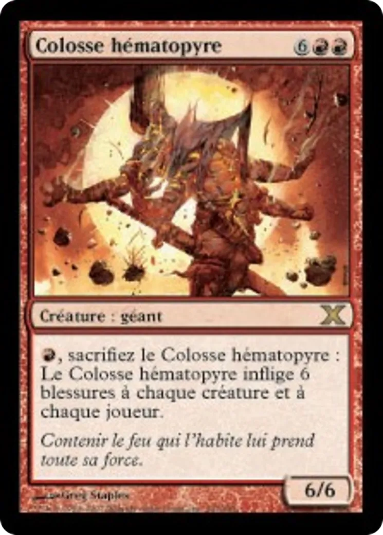 Colosse hématopyre — Tenth Edition — Magic: The Gathering