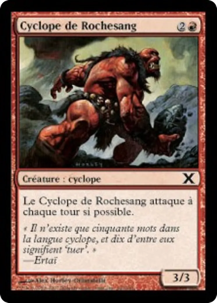Cyclope de Rochesang — Tenth Edition — Magic: The Gathering