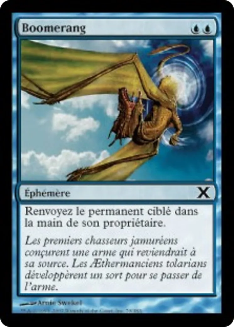 Boomerang — Tenth Edition — Magic: The Gathering