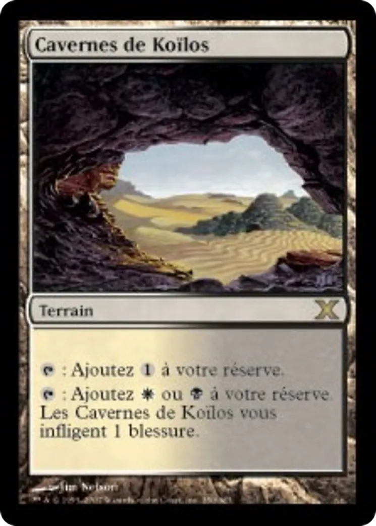 Cavernes de Koïlos — Tenth Edition — Magic: The Gathering