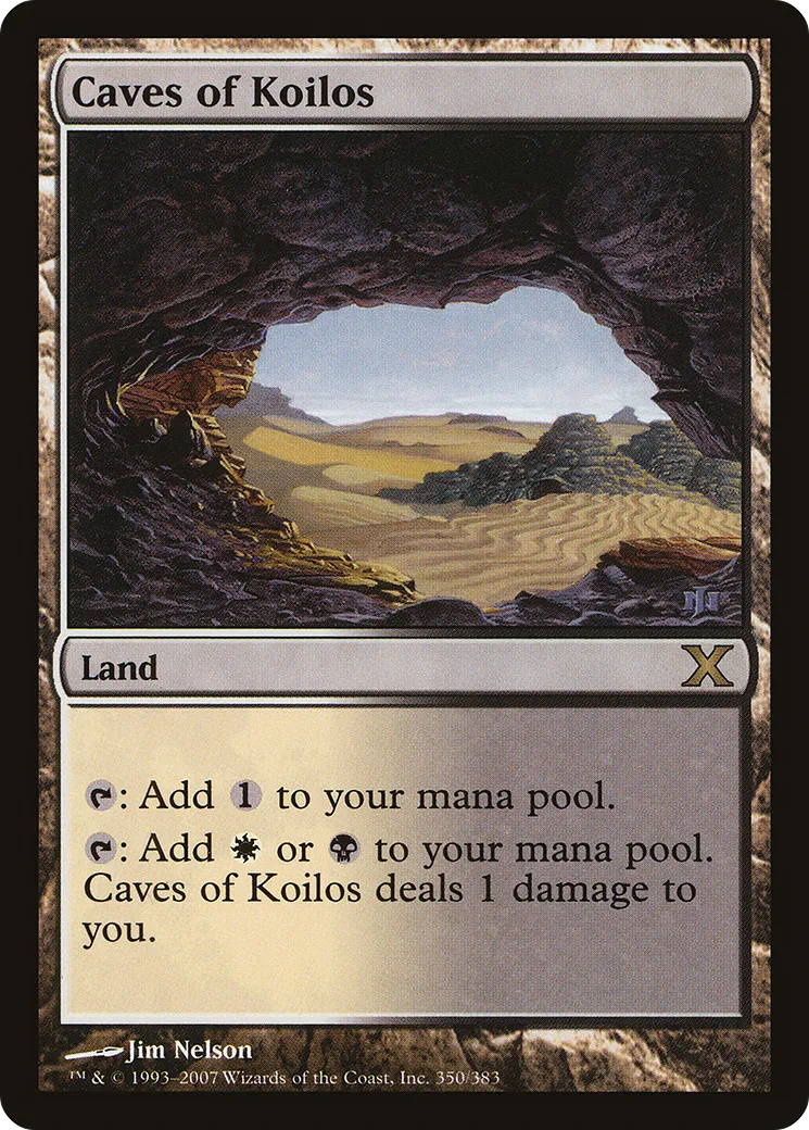 Cavernes de Koïlos — Tenth Edition — Magic: The Gathering
