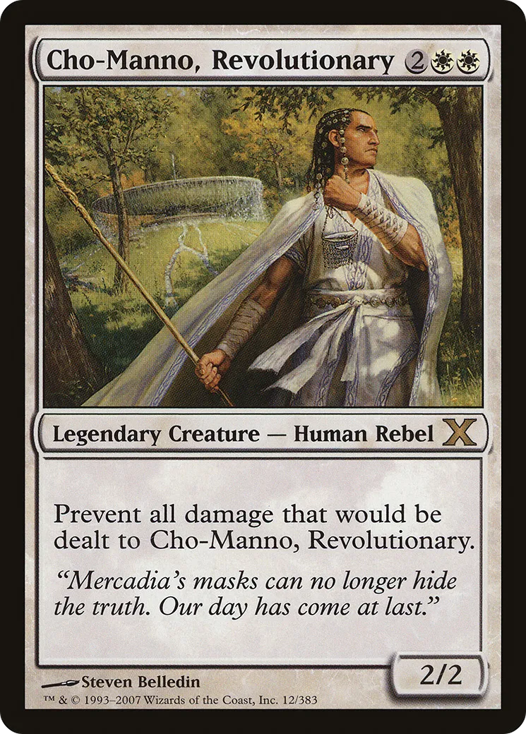 Cho-Manno, Revolutionary — Tenth Edition — Magic: The Gathering