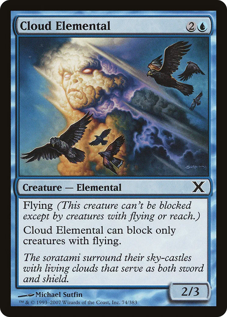 Élémental de nuage — Tenth Edition — Magic: The Gathering
