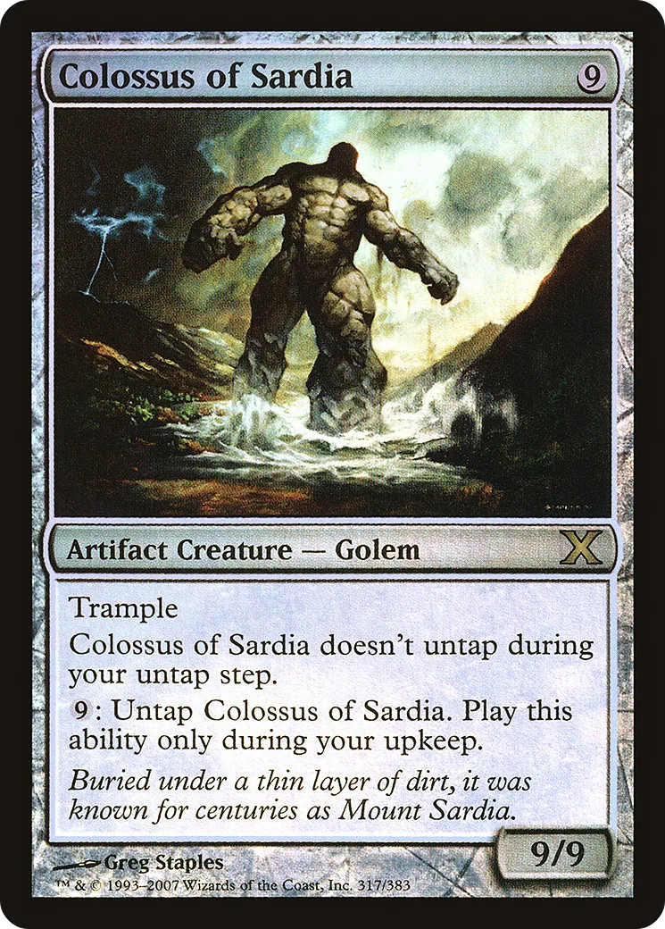 Colosse de Sardie — Tenth Edition — Magic: The Gathering