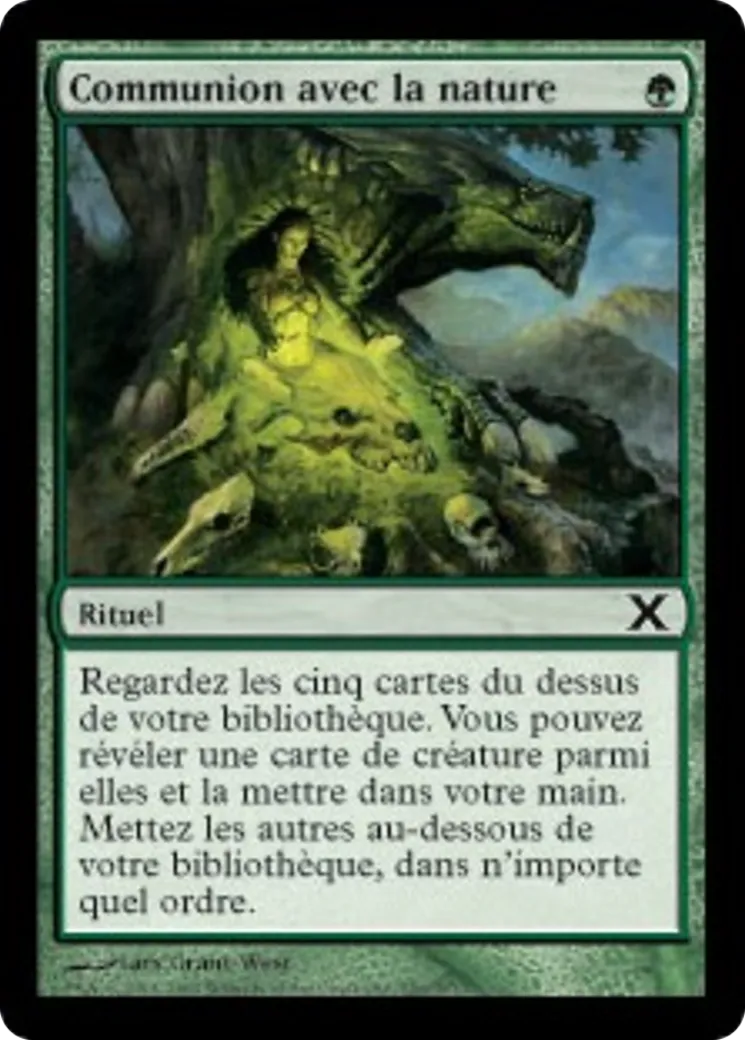 Communion avec la nature — Tenth Edition — Magic: The Gathering