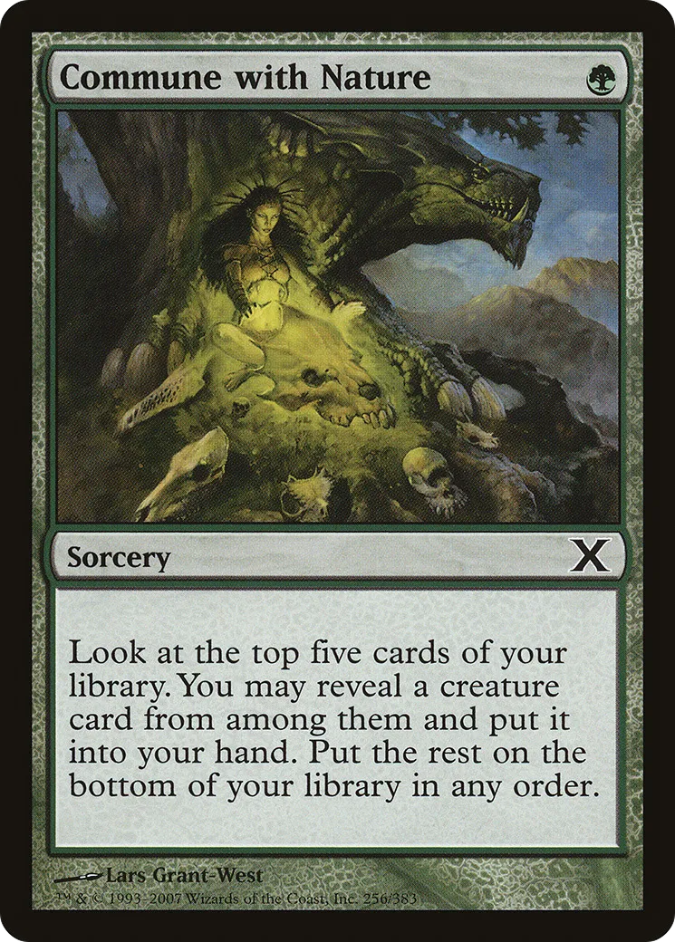Commune with Nature — Tenth Edition — Magic: The Gathering