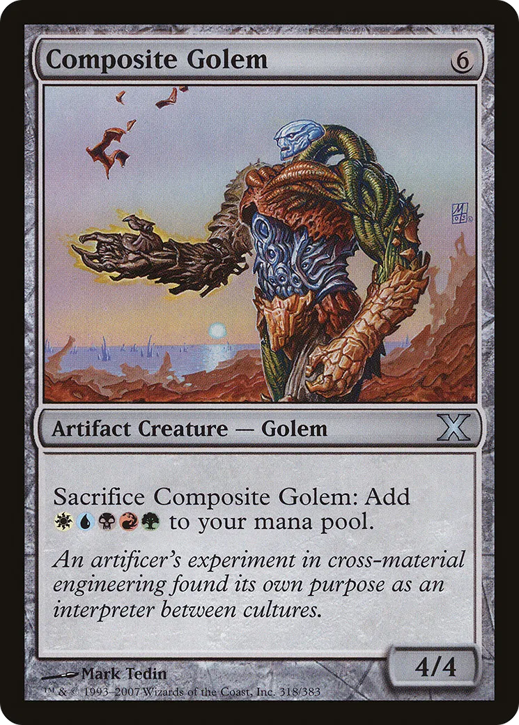 Golem composite — Tenth Edition — Magic: The Gathering