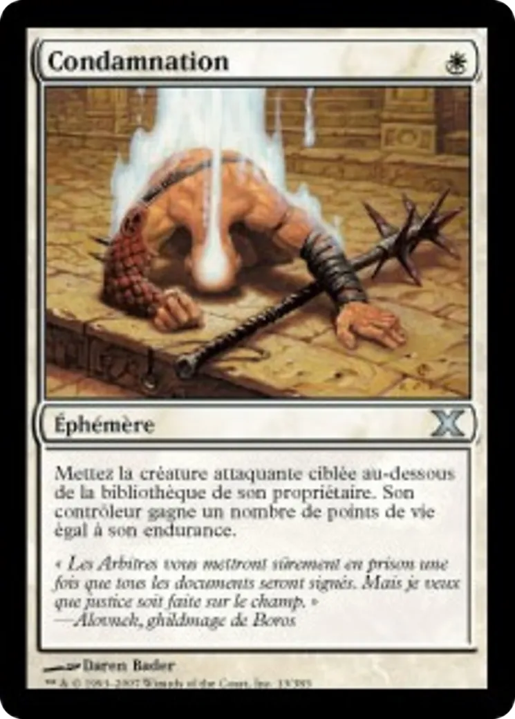 Condamnation — Tenth Edition — Magic: The Gathering