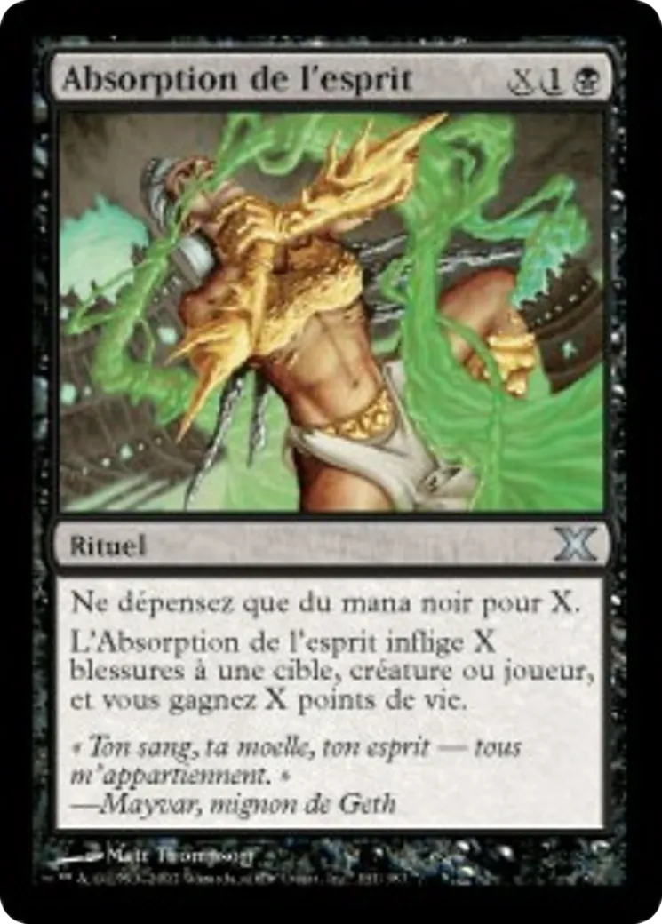 Absorption de l'esprit — Tenth Edition — Magic: The Gathering