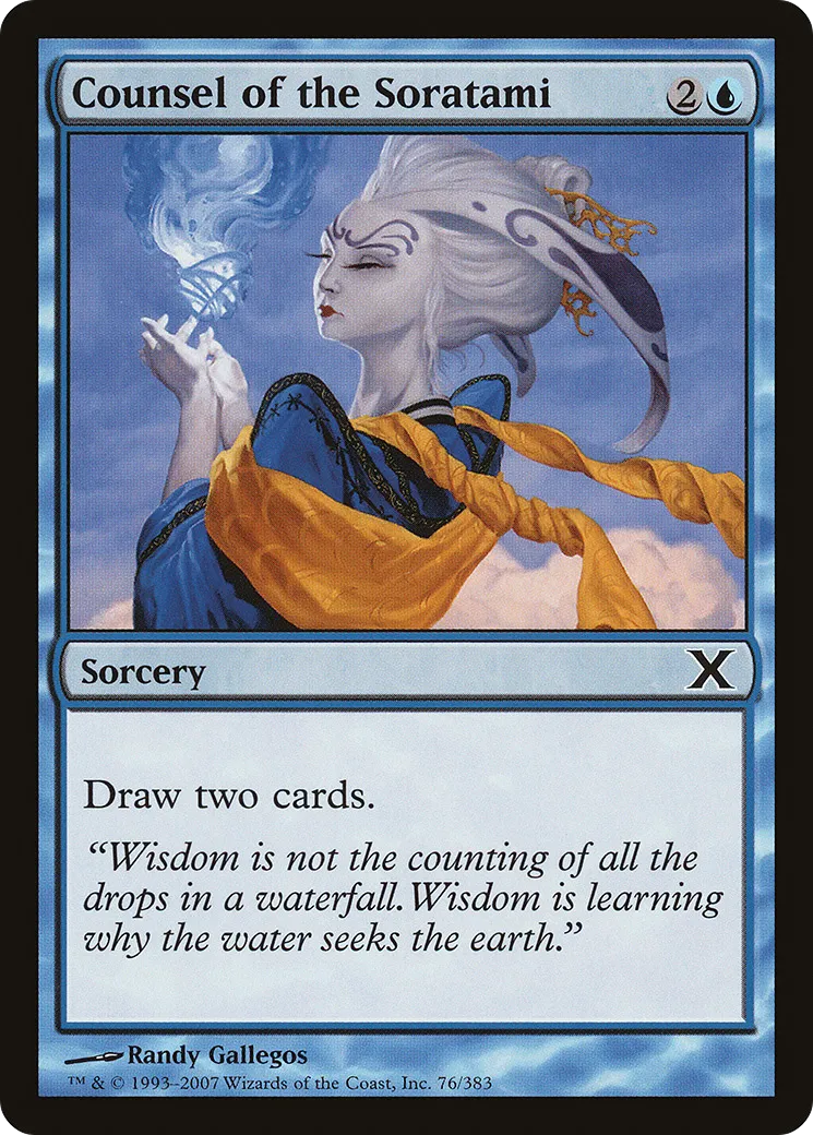 Counsel of the Soratami — Tenth Edition — Magic: The Gathering