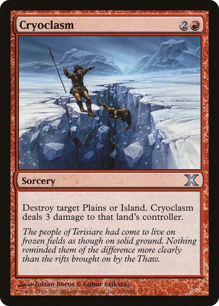 Cryoclasm — Tenth Edition — Magic: The Gathering