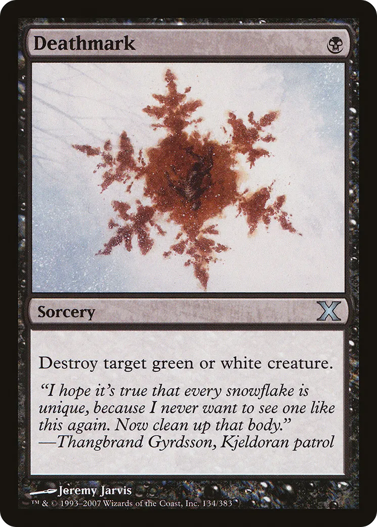 Deathmark — Tenth Edition — Magic: The Gathering