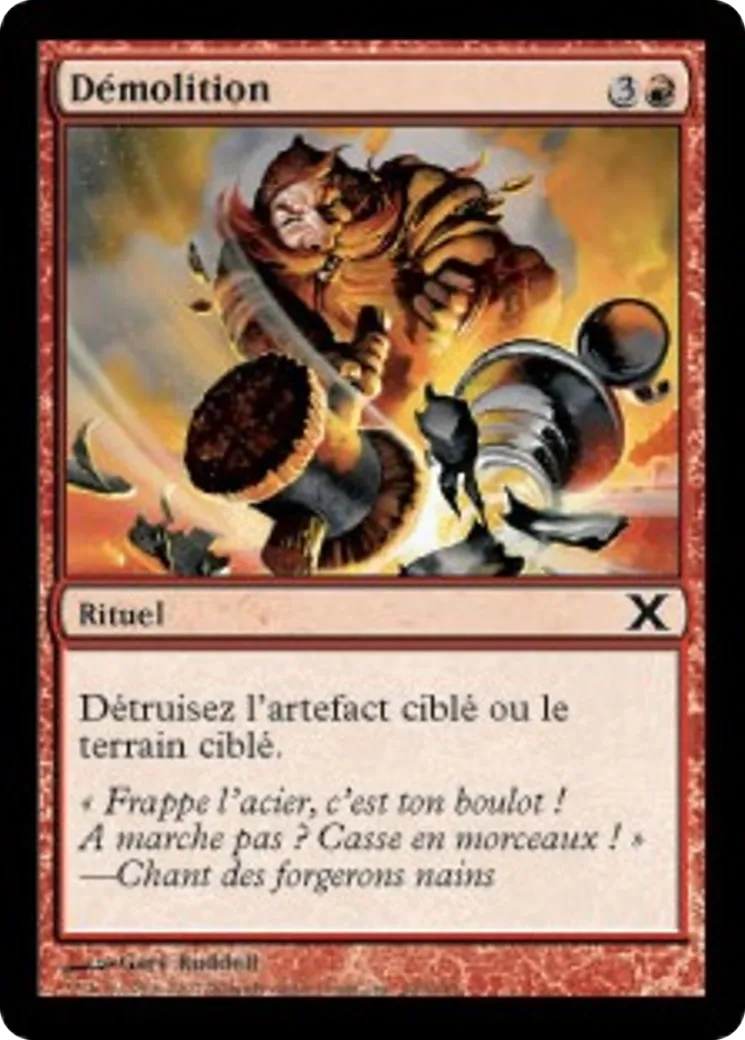 Démolition — Tenth Edition — Magic: The Gathering