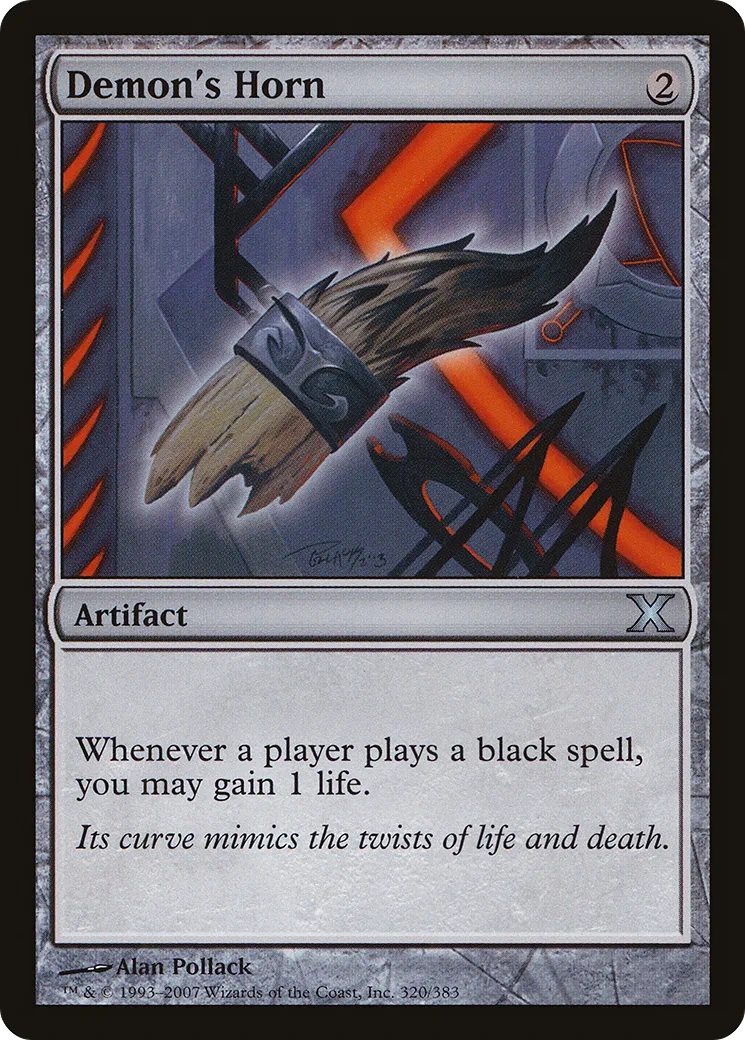 Corne de démon — Tenth Edition — Magic: The Gathering