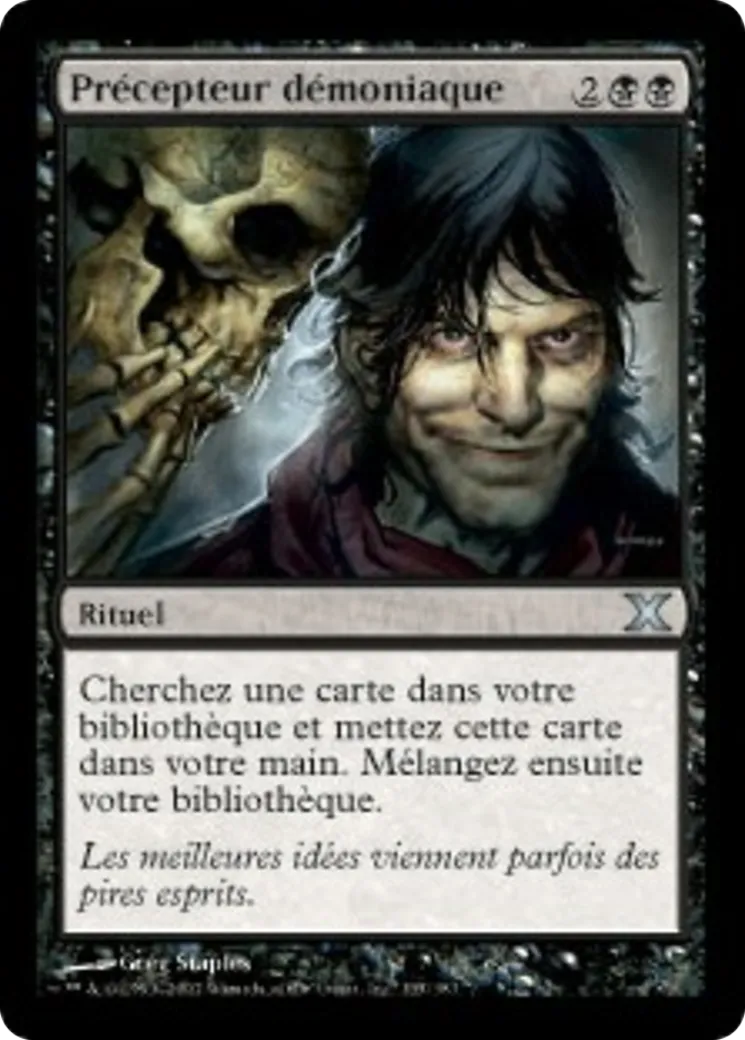 Précepteur démoniaque — Tenth Edition — Magic: The Gathering