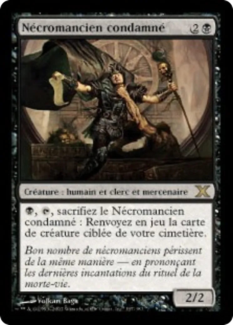 Nécromancien condamné — Tenth Edition — Magic: The Gathering