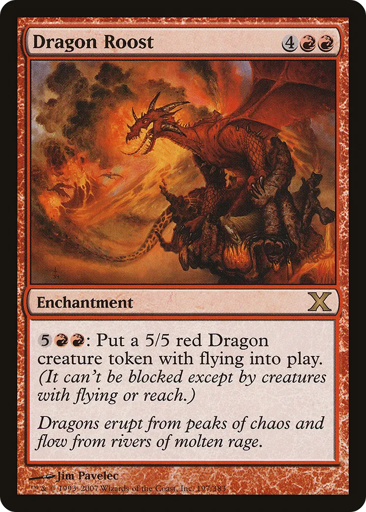 Dragon Roost — Tenth Edition — Magic: The Gathering