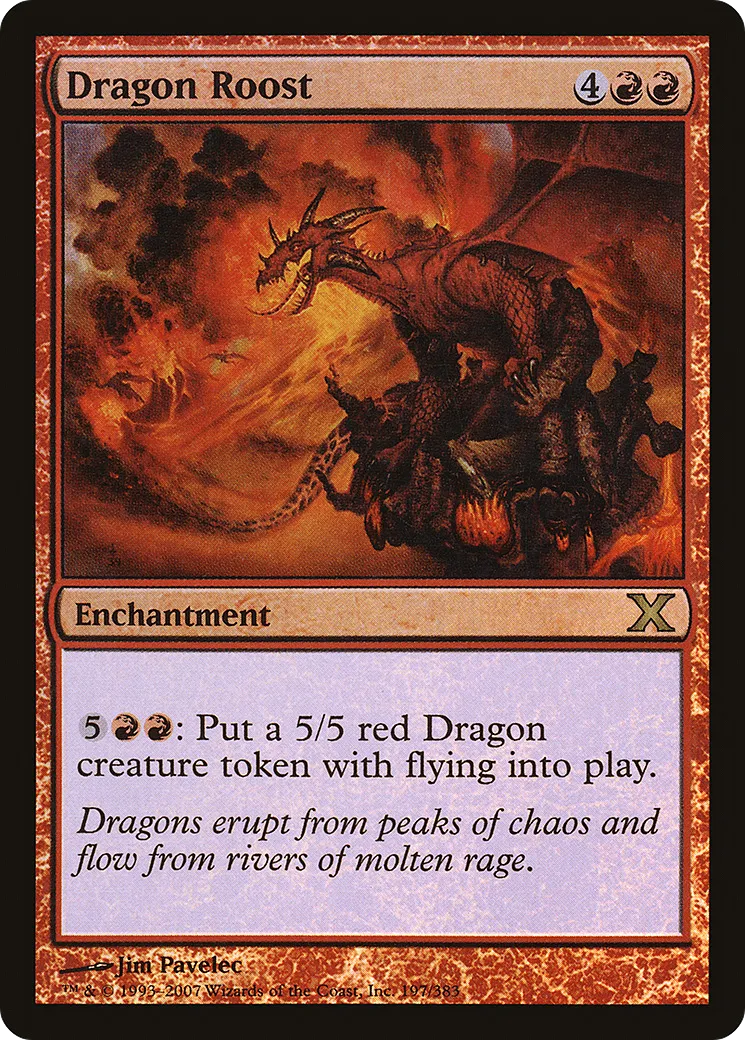 Dragon Roost — Tenth Edition — Magic: The Gathering