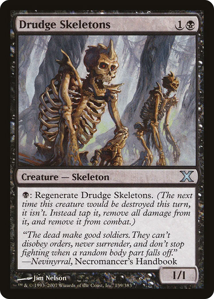Drudge Skeletons — Tenth Edition — Magic: The Gathering