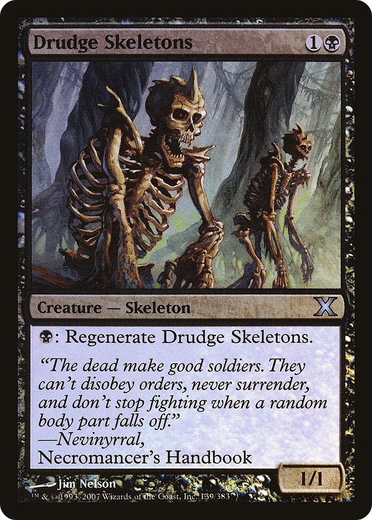 Drudge Skeletons — Tenth Edition — Magic: The Gathering