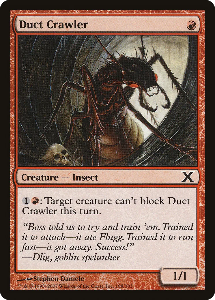 Duct Crawler — Tenth Edition — Magic: The Gathering