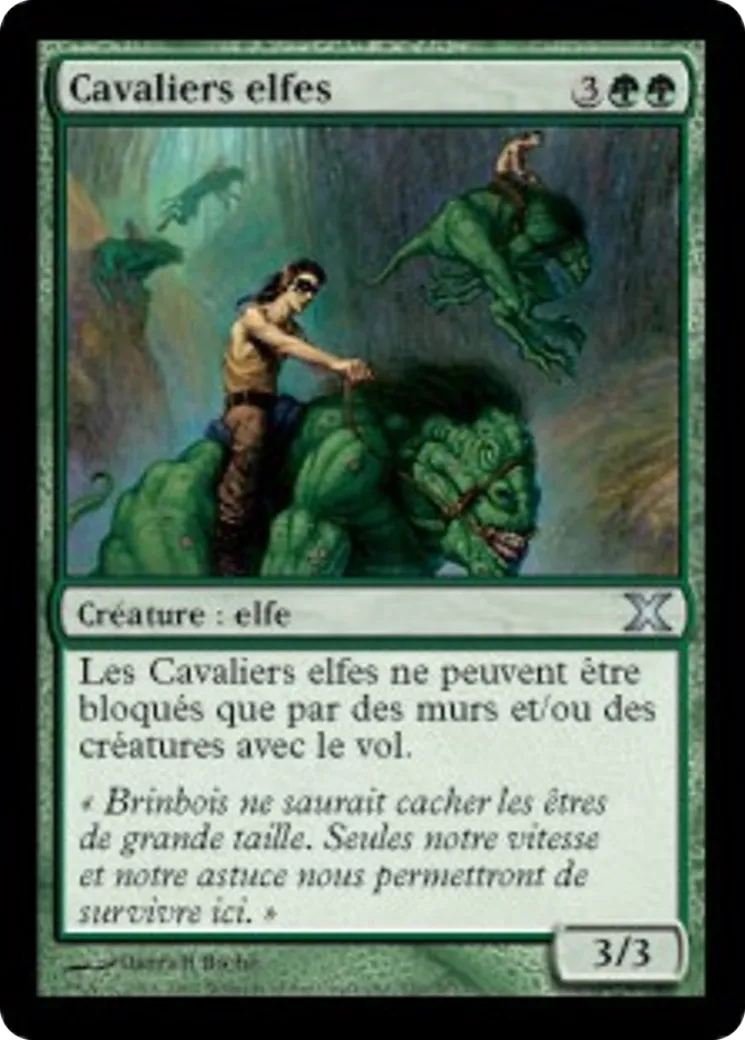 Cavaliers elfes — Tenth Edition — Magic: The Gathering