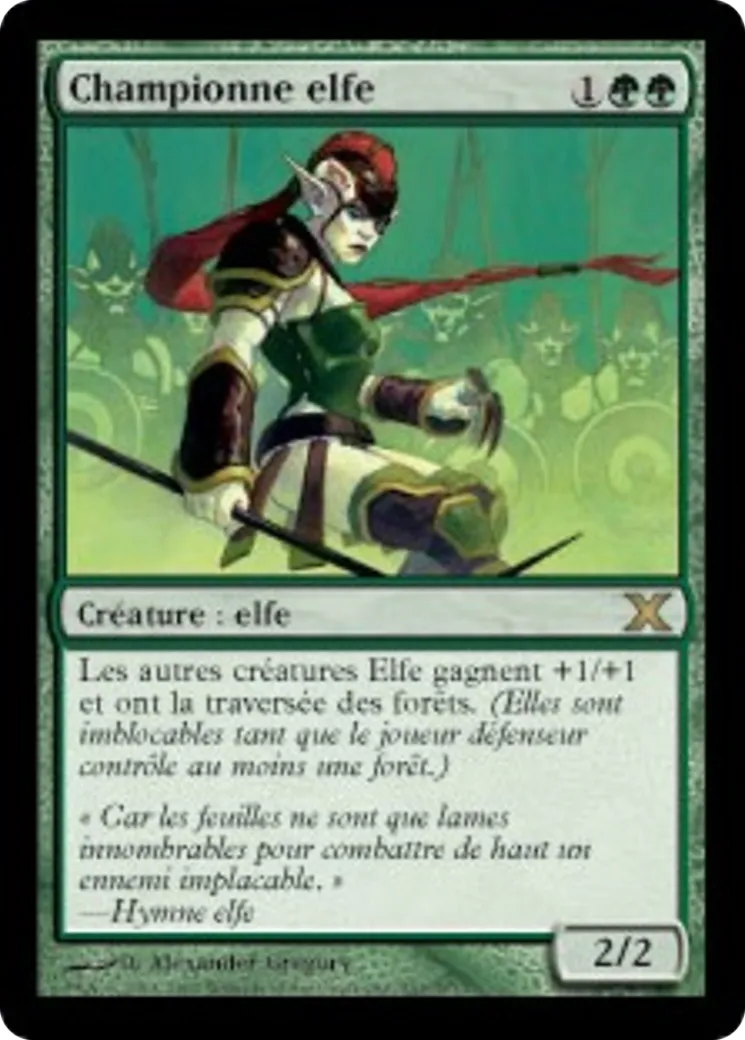 Championne elfe — Tenth Edition — Magic: The Gathering