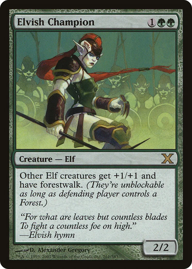 Elvish Champion — Tenth Edition — Magic: The Gathering