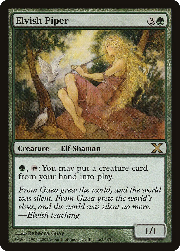 Elvish Piper — Tenth Edition — Magic: The Gathering