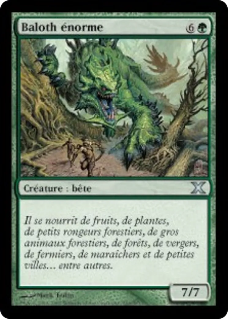 Baloth énorme — Tenth Edition — Magic: The Gathering