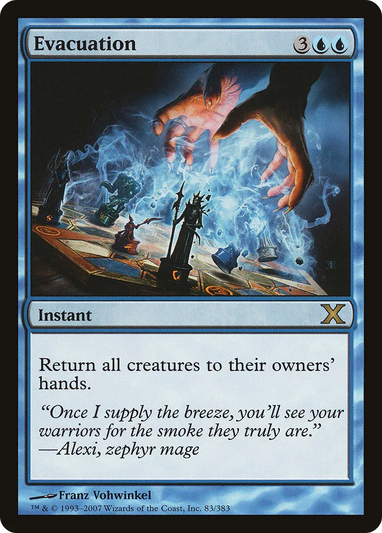 Evacuation — Tenth Edition — Magic: The Gathering