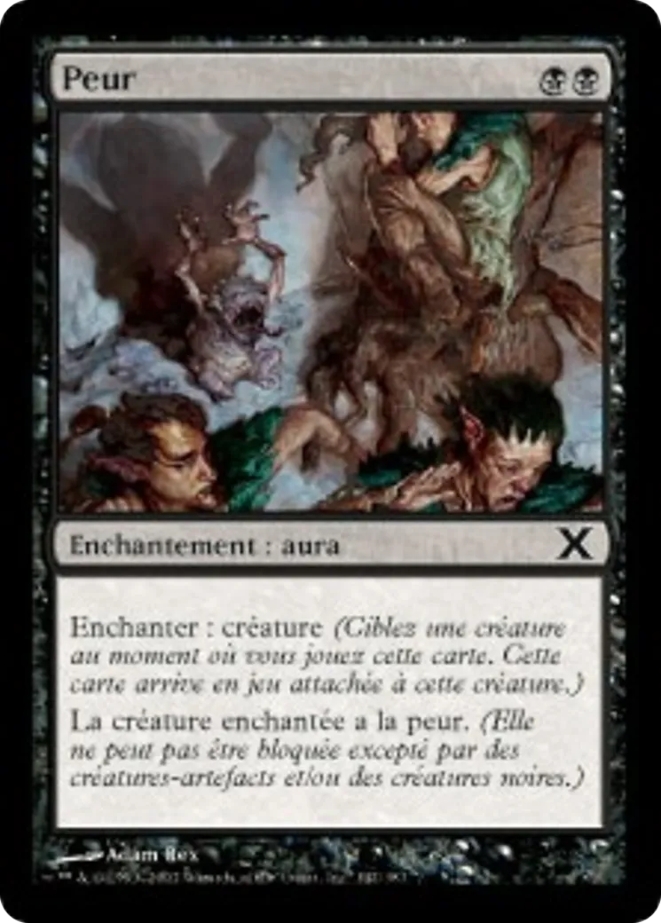 Peur — Tenth Edition — Magic: The Gathering