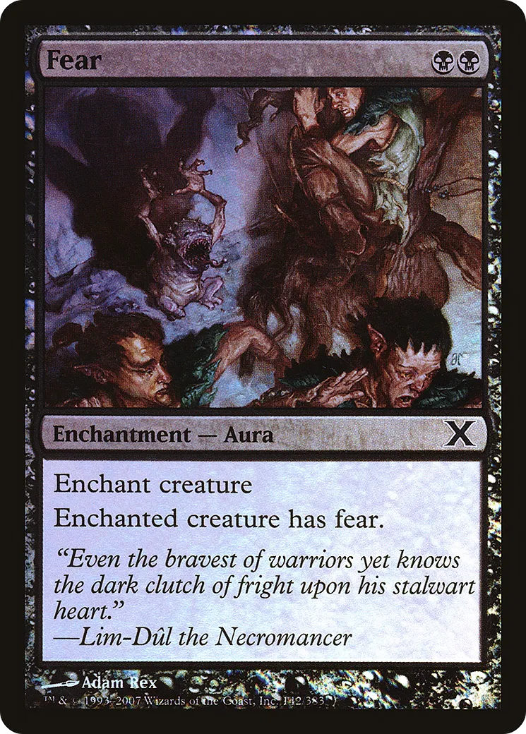 Fear — Tenth Edition — Magic: The Gathering