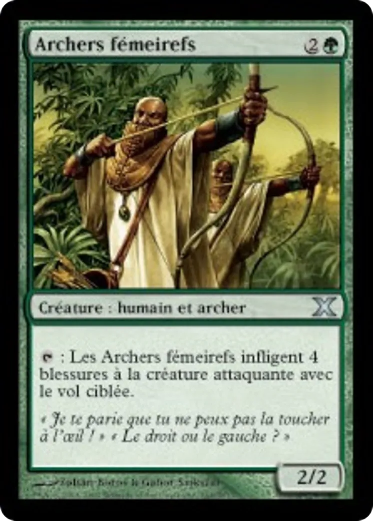 Archers fémeirefs — Tenth Edition — Magic: The Gathering