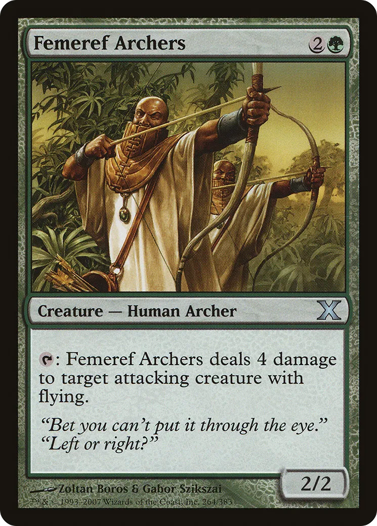 Archers fémeirefs — Tenth Edition — Magic: The Gathering