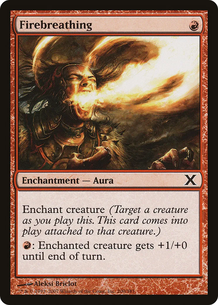 Firebreathing — Tenth Edition — Magic: The Gathering