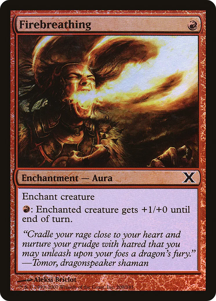 Firebreathing — Tenth Edition — Magic: The Gathering