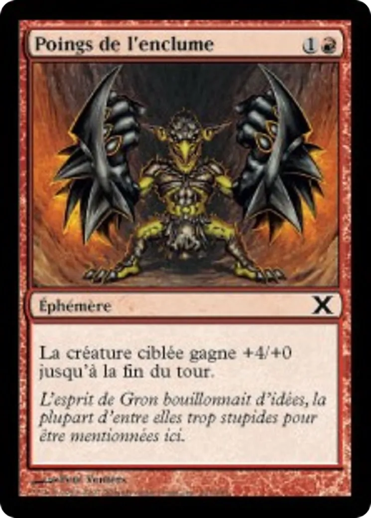 Poings de l'enclume — Tenth Edition — Magic: The Gathering