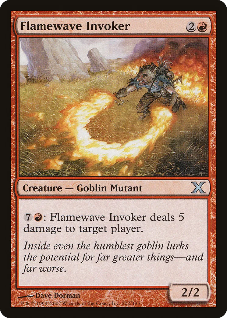 Flamewave Invoker — Tenth Edition — Magic: The Gathering
