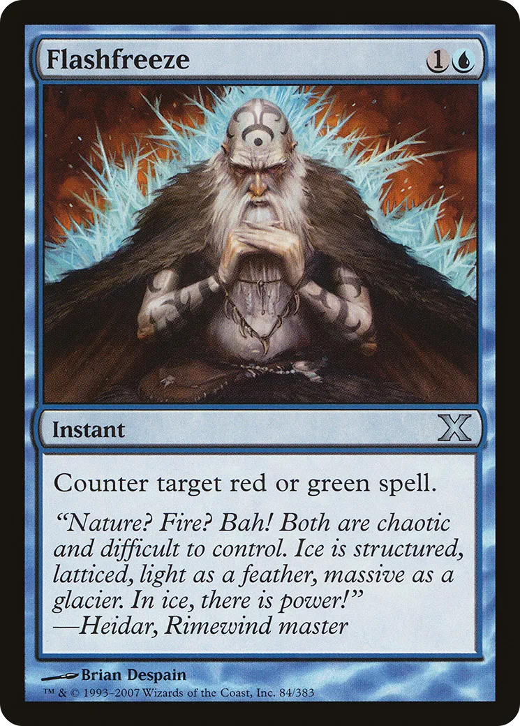 Flashfreeze — Tenth Edition — Magic: The Gathering