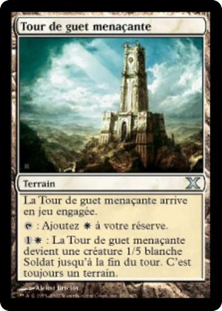 Tour de guet menaçante — Tenth Edition — Magic: The Gathering