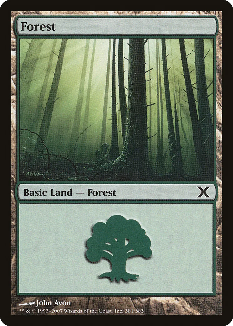 Forêt — Tenth Edition — Magic: The Gathering