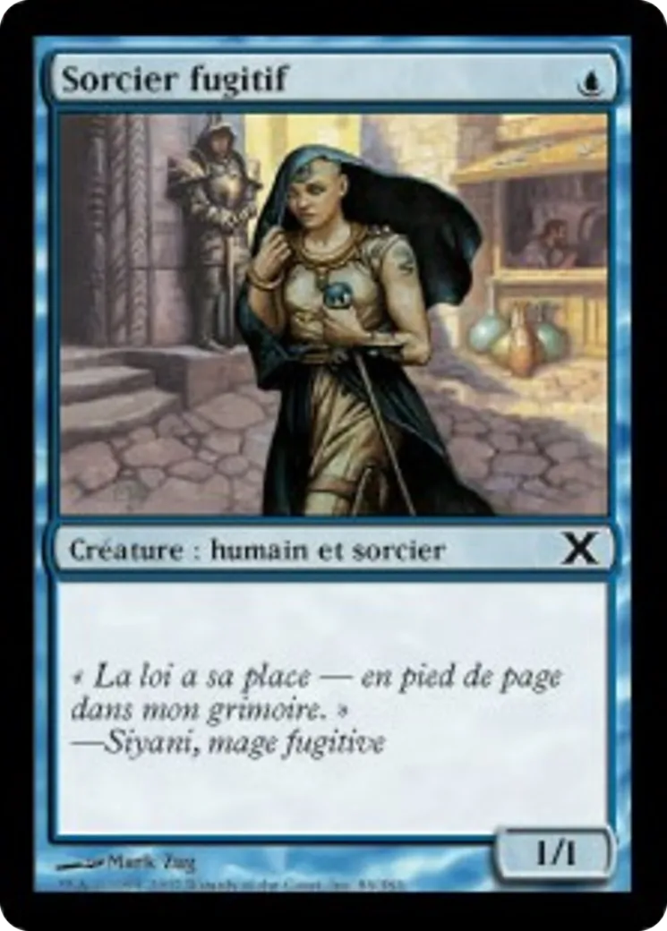 Sorcier fugitif — Tenth Edition — Magic: The Gathering