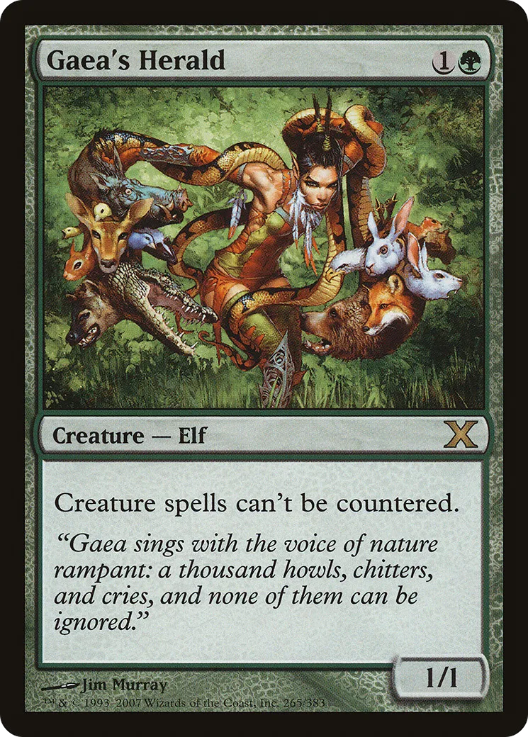 Gaea's Herald — Tenth Edition — Magic: The Gathering