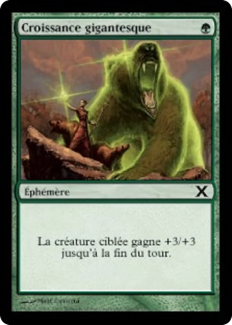 Croissance gigantesque — Tenth Edition — Magic: The Gathering