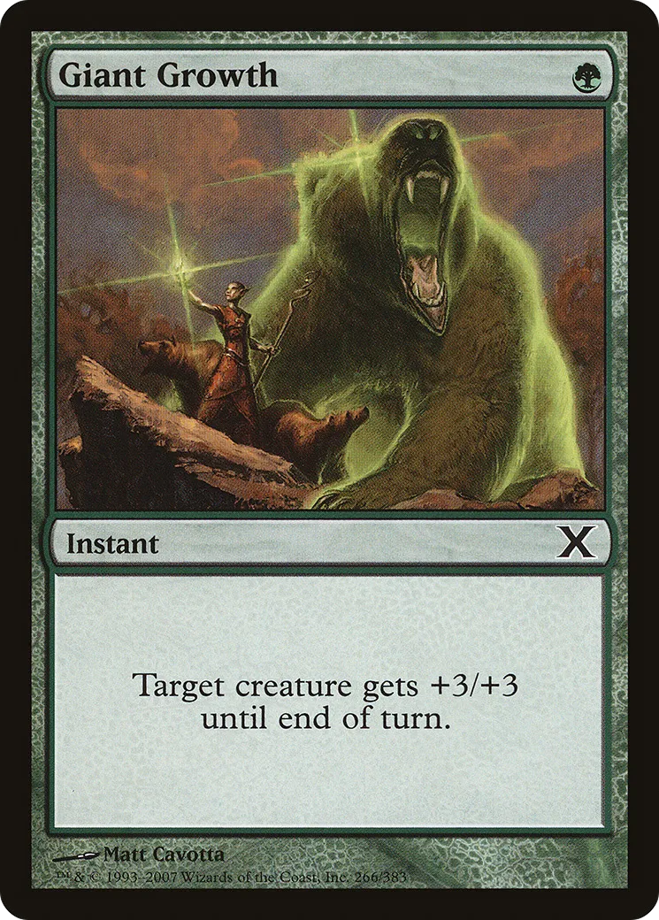 Croissance gigantesque — Tenth Edition — Magic: The Gathering