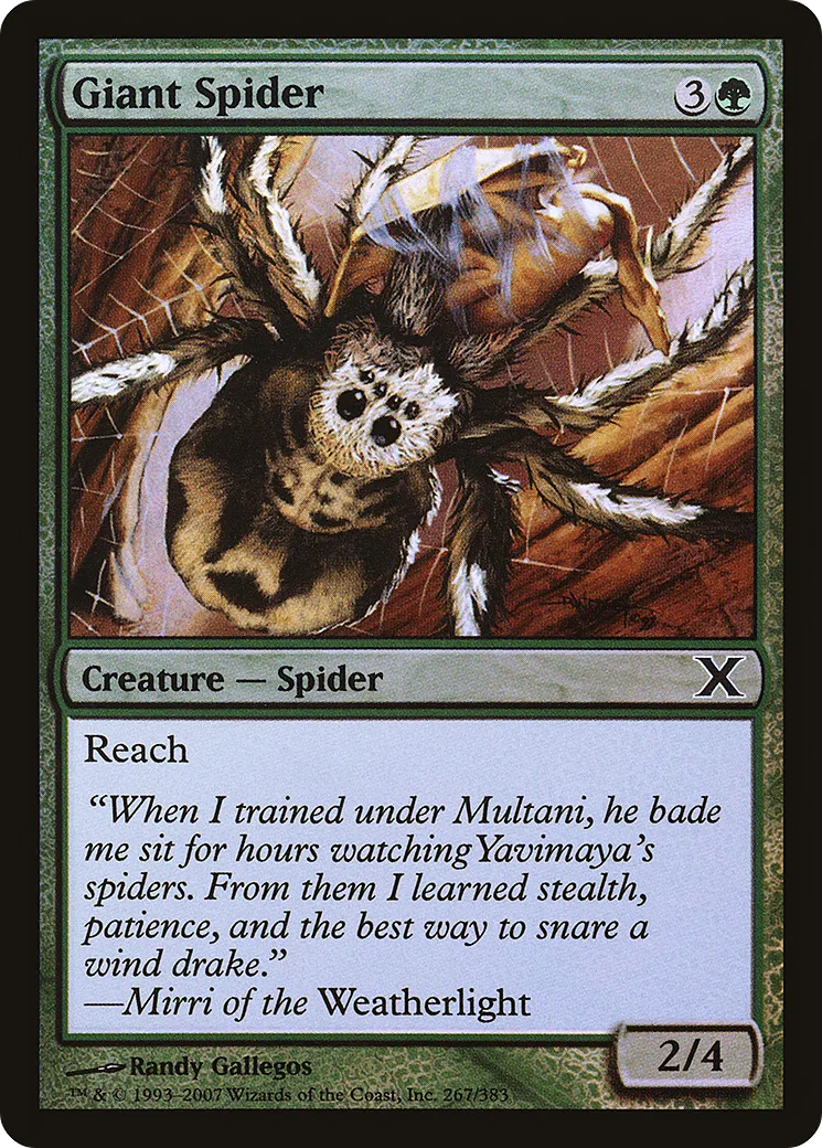 Giant Spider — Tenth Edition — Magic: The Gathering