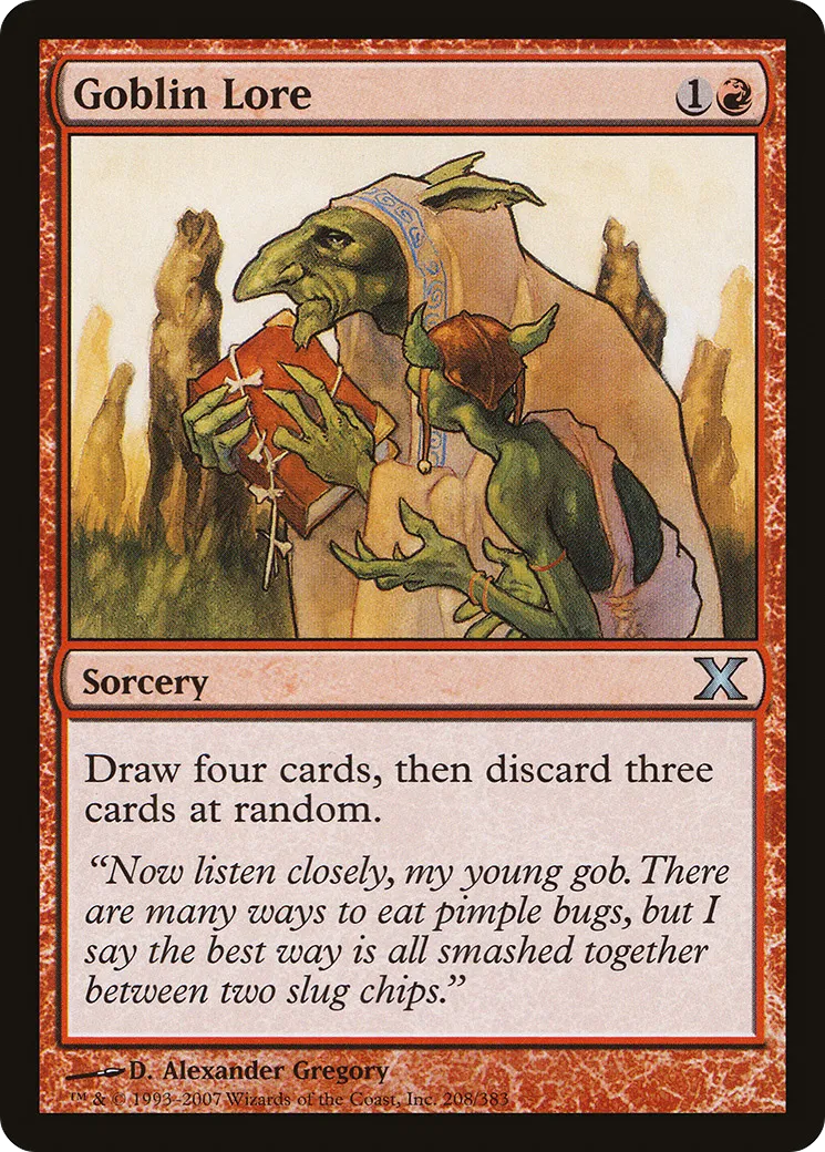 Goblin Lore — Tenth Edition — Magic: The Gathering